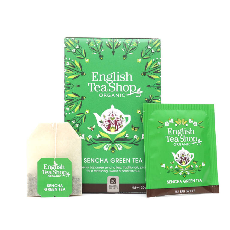 Vihreä tee Sencha Green Tea 20 pss ETS - (6 x 40 g) (luomu)