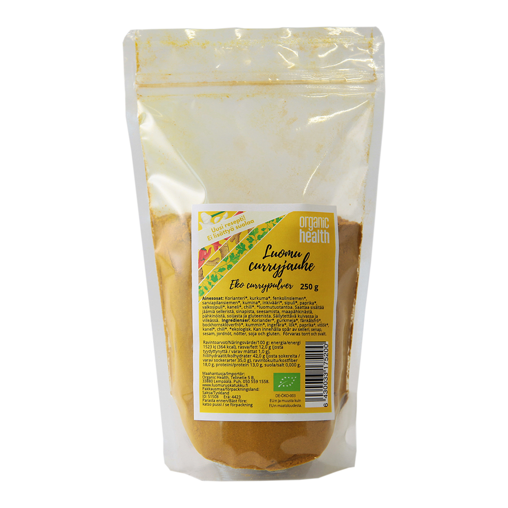 Curryjauhe OH - (6 x 250 g) (luomu)