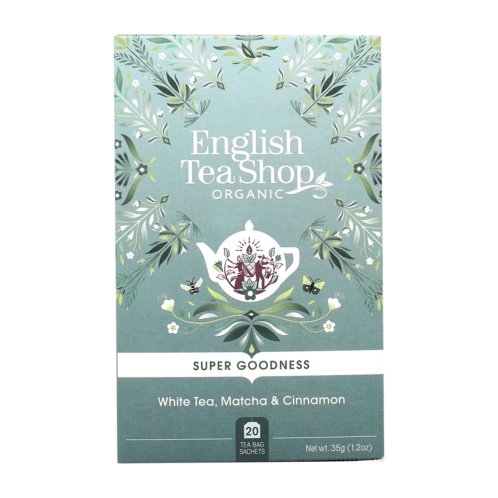 Valkoinen tee White Tea, Matcha &amp; Cinnamon 20 pss ETS - (6 x 35 g) (luomu)
