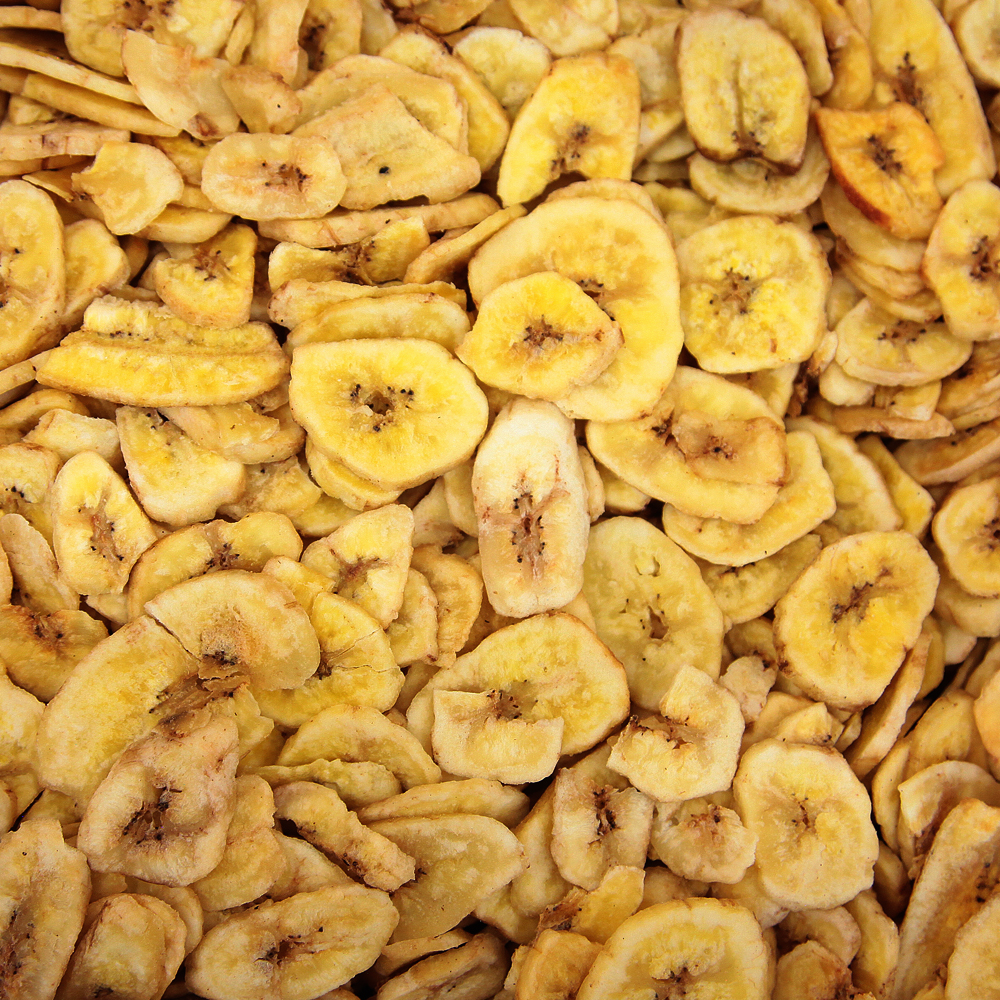 Banaanilastu, makeuttamaton - (1 x 6,35 kg) (luomu)
