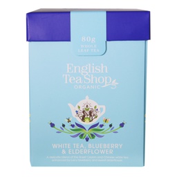 [62361] Irtotee White Tea, Blueberry &amp; Elderflower ETS - (6 x 80 g) (luomu)