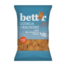 [62777] Gluteenittomat kvinoakeksit, savustettu paprika Bett'r - (6 x 100 g) (luomu)
