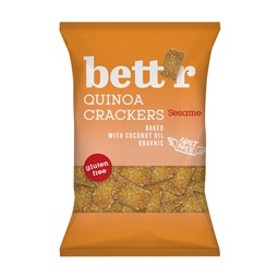 [62775] Gluteenittomat kvinoakeksit, seesami Bett'r - (6 x 100 g) (luomu)