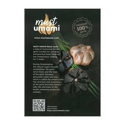 [9848] Must Umami -reseptivihko Black Garlic - (1 x 1 kpl)
