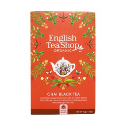 [60194] Musta tee Chai Black Tea 20 pss ETS - (6 x 40 g) (luomu)