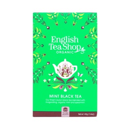 [62273] Musta tee Mint Black Tea 20 pss ETS - (6 x 40 g) (luomu)